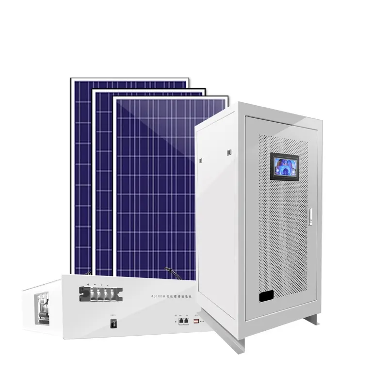 BAITU|All-in-One 10KW Off-Grid Agricultural Solar Power Station Standby 20Kwh Inverter with Single Phase Monitoring